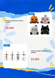 Catálogo Lider semana 44 Página 4: Vaso con tapa halloween lu, surtido €2.000,00, Frasco Halloween cute 1u €3.000,00