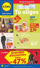 Catálogo Lidl | Bazar Página 1: Esmara pijama de tejido polar €8,99, Alimentos de madera €12,67