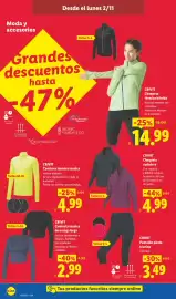Catálogo Lidl | Bazar Página 10: Crivit chaqueta sudadera €4,99, Crivit pantalón pirata técnico €3,49