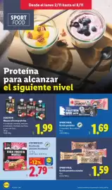 Catálogo Lidl | Bazar Página 12: Sportyfeel barrita proteína €1,69, Sportyfeel barrita proteína crunchy €1,59