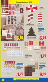Catálogo Lidl | Bazar Página 18: Livarno Manta €9,99, Livarno bolas para árbol de navidad €1,79