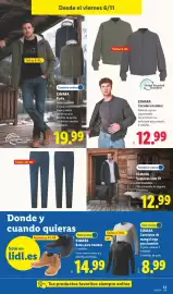Catálogo Lidl | Bazar Página 23: Esmara vaqueros slim fit €12,99, Esmara camisetas de manga larga para hombre €8,99