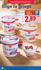 Catálogo Lidl | Alimentación Página 10: Desde el lunes 2/11 hasta el 8/11 Elige tu griego GREGO Fruta FRESA MORANGO 1kg