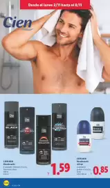 Catálogo Lidl | Alimentación Página 20: Cien Men Desodorante €1,59, Cien Men Desodorante roll-on €0,85