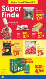 Catálogo Lidl | Alimentación Página 24: Heineken Cerveza €4,56, Fresas €3,39