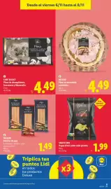 Catálogo Lidl | Alimentación Página 29: Snack Day papas fritas sabor miel picante €1,99, Deluxe barritas de pan €1,49