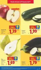 Catálogo Lidl | Alimentación Página 3: Pera conferencia €1,69, Manzana €1,39