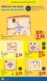Catálogo Lidl | Alimentación Página 32: Queso de oveja ahumado €3,38, Manchego queso añejo D.O.P. €2,05