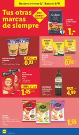 Catálogo Lidl | Alimentación Página 42: Gallina Blanca sopa de pollo €0,56, Hojiblanca aceite de oliva virgen extra €4,99