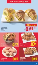 Catálogo Lidl | Alimentación Página 5: Chucho de crema €0,55, Trenza de nueces pecanas €0,85