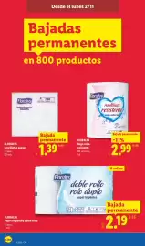 Catálogo Lidl | Alimentación Página 52: Floralys papel higiénico doble rollo €2,19, Floralys mega rollo/rolo resistente €2,99