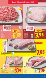 Catálogo Lidl | Alimentación Página 7: Cerdo longaniza fresca €2,59, Burger meat cerdo y vacuno €6,69