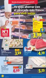 Catálogo Lidl | Alimentación Página 8: Filetes de brota €5,25, Ocean Sea filetes de merluza argentina sin piel €6,69