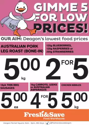 Fresh&Save (valid until 1-11)