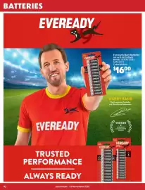C-Store Distribution catalogue Page 10: BATTERIES EVEREADY 10 AA 24 PACK EVEREADY SUPERLIS AVY DUTY EVEREADY EVEREADY