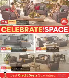 OK Furniture catalogue Page 2: 2 R483 R9999 x36 Months SAVE R1000 Deposit R1000. Total Payable: R17355 at 24.25% Int