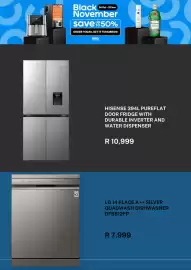 Takealot catalogue Page 2: LG 14 PLACE A++ SILVER QUADWASH DISHWASHER DFB512FP €7.999,00