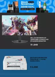 Takealot catalogue Page 5: REDMI A7 Pro 40004 Black 26 Oct-23 Nov November save of 50% ORDER TODAY, GET IT TOMORROW #NO