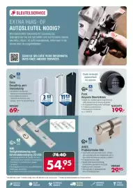 Enorm folder Pagina 2: SLEUTELSERVICE EXTRA HUIS- OF AUTOSLEUTEL NODIG? Wij maken deze vakkundig én voordelig bij. Uiteraard