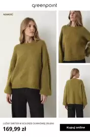 Greenpoint gazetka Strona 9: Luźny sweter w kolorze oliwkowej zieleni Greenpoint €169,99