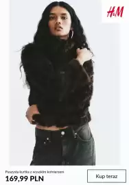 H&M gazetka tydzień 44 Strona 10: Puszysta kurtka z wysokim kołnierzem H & M €169,99