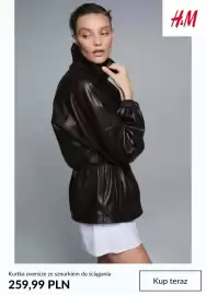 H&M gazetka tydzień 44 Strona 4: Kurtka oversize ze sznurkiem do ściągania H & M €259,99