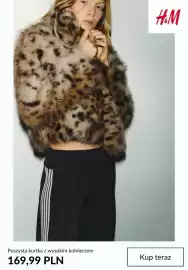 H&M gazetka tydzień 44 Strona 7: Puszysta kurtka z wysokim kołnierzem H & M €169,99
