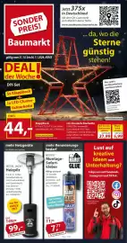 Sonderpreis Baumarkt Prospekt woche 44 Seite 1: METAL JACK® Heizpilz €99,00, MAMUT GLUE €7,77