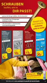 Sonderpreis Baumarkt Prospekt woche 44 Seite 15: Schrauben mit Holz- oder metrischem Gewinde €10,00