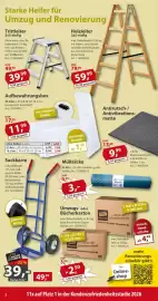 Sonderpreis Baumarkt Prospekt woche 44 Seite 2: Trittleiter 2x3-stufig €39,99, Sackkarre €49,99