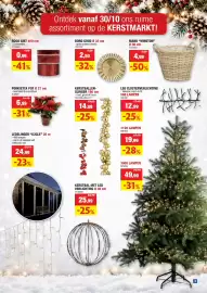 Hubo folder Pagina 3: Poinsetta pot €6,99, Bord goud €2,50