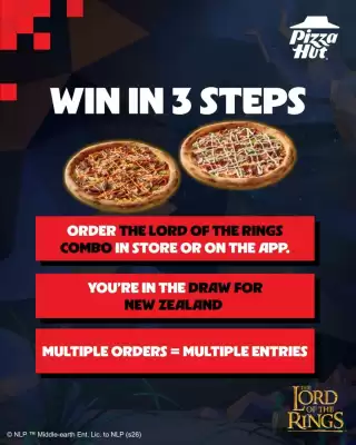 Pizza Hut (valid until 1-12)