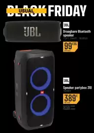 Electro Depot folder Pagina 4: USUAL BLACK FRIDAY JBL EJBL Draagbare Bluetooth speaker FLIP 7 ZWART-10020525 99€ 300 stuks