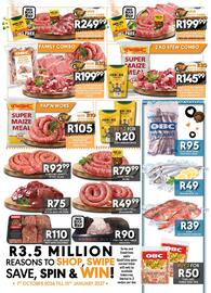 OBC Meat & Chicken catalogue Page 4: OBC QUALITY BOERE WORS €92,99, OBC FROZEN SLICED BEEF OX LIVER €75,00