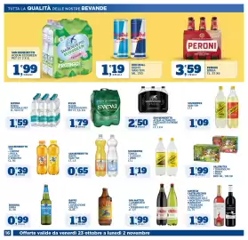 Volantino Sigma Superstore Pagina 16: Schweppes Tonica Classica Zero €1,19, San Benedetto bibite vari tipi €0,65