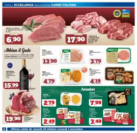 Volantino Sigma Superstore Pagina 6: AIA Durango alette €4,19, Fileni Cordon Chef di Pollo €4,79