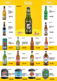 Volantino Italy Cash and Carry Pagina 10: Beck's Fustino Perfect Draft €23,59, Birra Tuborg €1,05