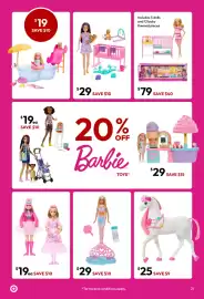Target catalogue Page 21: Barbie Summer Vacation Chelsea Pool Party Playset €19,00