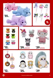 Target catalogue Page 27: Hello Kitty & Friends Limited Edition - Assorted €29,00, Hello Kitty Glow a Lot €29,00