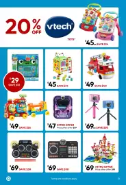 Target catalogue Page 33: VTech First Steps Baby Walker - Pink €45,00, VTech First Steps Baby Walker €45,00