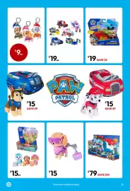 Target catalogue Page 35: Paw Patrol 2-in-1 Rescue Marshall Plush €15,00, PAW Patrol Launch & Rescue Patroller €79,00