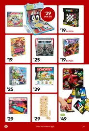 Target catalogue Page 43: Operation Bluey €29,00, Rubik's Puzzle Brain Teaser Game Rubik's Rush €19,00