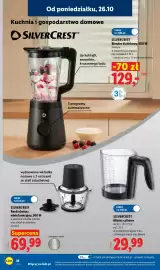 Lidl gazetka tydzień 44 Strona 22: Blender kielichowy Silvercrest 600W €129,00, Miarka cyfrowa Silvercrest 23x13x17 cm €29,99