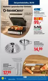 Lidl gazetka tydzień 44 Strona 24: Grill kontaktowy Silvercrest 2000W €99,00