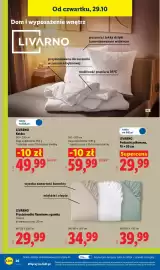 Lidl gazetka tydzień 44 Strona 32: Kołdra Livarno 140x200 cm €49,99