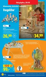 Lidl gazetka tydzień 44 Strona 52: Zestaw klocków drewnianych ocean Lupilu €26,99
