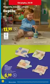 Lidl gazetka tydzień 44 Strona 54: Drewniane puzzle wóz strażacki Lupilu €6,99