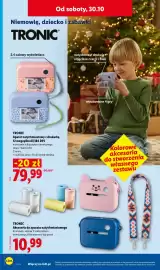 Lidl gazetka tydzień 44 Strona 56: Aparat natychmiastowy z drukarką Tronic €79,99