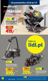 Lidl gazetka tydzień 44 Strona 8: Odkurzacz piorący Parkside Performance 1250W €899,00