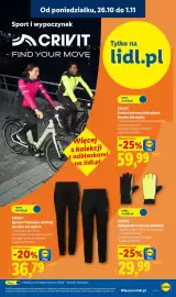 Lidl gazetka tydzień 44 Strona 9: Rękawiczki termiczne softshell Crivit €29,99